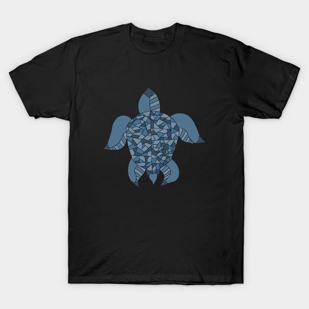 Turtle Mosaic T-Shirt by Tr3shawn